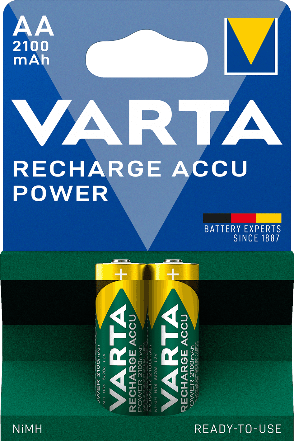Аккумуляторы VARTA Recharge Accu Power подходят для всех типов устройств — от с низким до высоким энергопотреблением. Они готовы к использованию сразу после покупки, не имеют эффекта памяти и сохраняют до 75% заряда через 12 месяцев. Универсальны, долговечны и совместимы со всеми зарядными устройствами и приборами.\r
