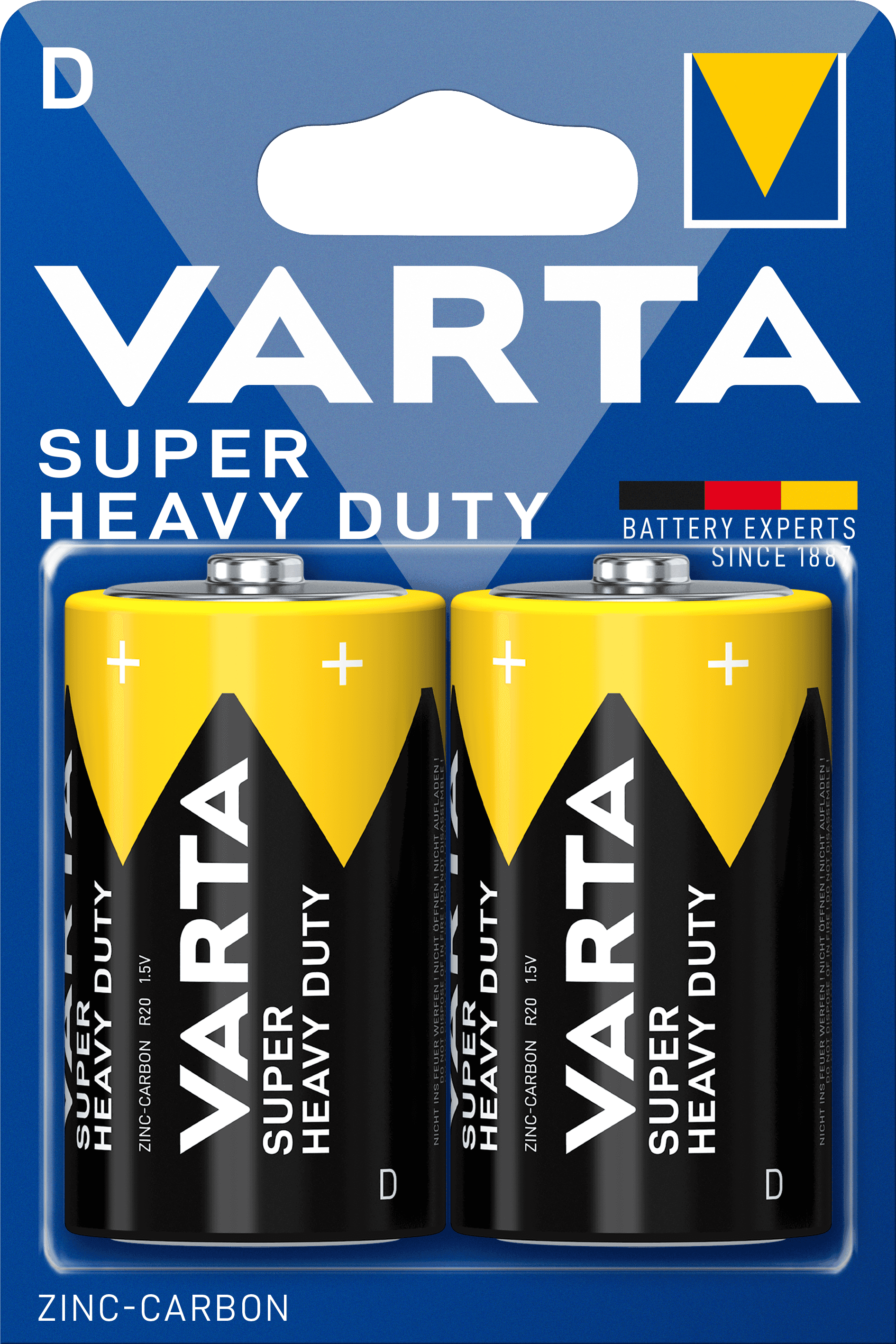 VARTA Super Heavy Duty батарейки обеспечивают надежную работу устройств с низким энергопотреблением, таких как настенные часы, будильники и пульты. Это доступное решение с гарантией качества и сроком хранения до 3 лет. Батарейки представлены в новой премиальной упаковке с ярким дизайном.\r