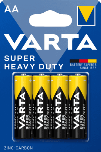 VARTA Super Heavy Duty батарейки обеспечивают надежную работу устройств с низким энергопотреблением, таких как настенные часы, будильники и пульты. Это доступное решение с гарантией качества и сроком хранения до 3 лет. Батарейки представлены в новой премиальной упаковке с ярким дизайном.\r
