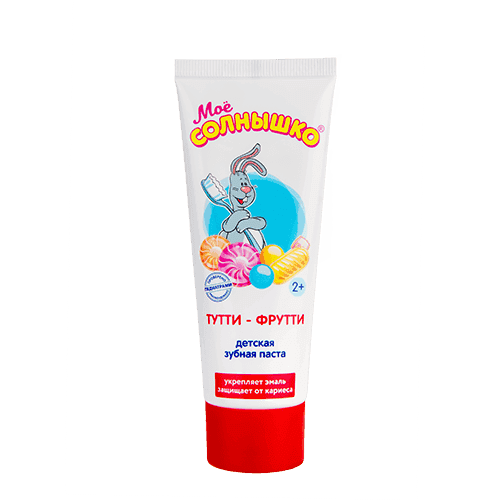 Бережное очищение молочных и постоянных зубов ребенка. Кальций и фтор способствуют укреплению зубной эмали и обеспечивают защиту от кариеса.\rПодходит для детей с 2-х лет.\rБезопасно при случайном проглатывании.