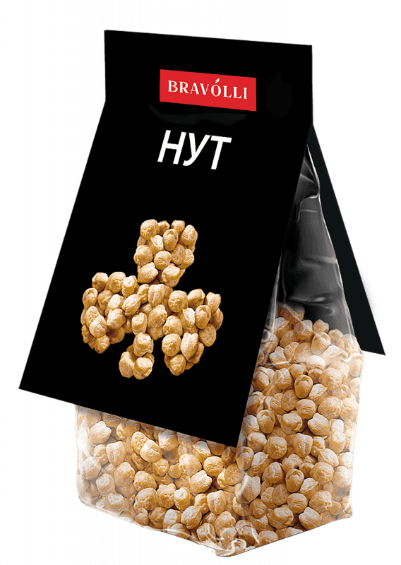 Бобовая культура (горох) с ореховым привкусом, которую можно жарить и варить. Популярен среди вегетарианского питания, как отличная замена мяса