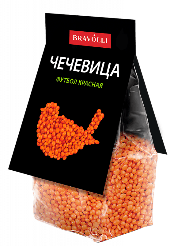 Шлифованная чечевица оригинальной формы, идеально подходит для супов и гарниров.
